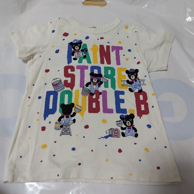 DOUBLE.B(ダブルビー)のミキハウス  ダブルビー DOUBLE_B  半袖Tシャツ  110センチ キッズ/ベビー/マタニティのキッズ服男の子用(90cm~)(Tシャツ/カットソー)の商品写真