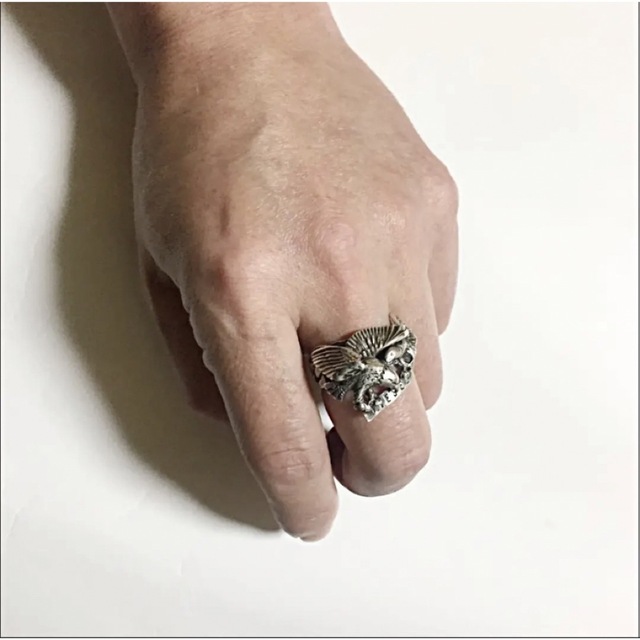 DIESEL(ディーゼル)のDIESEL ディーゼル イーグル925silverリング メンズのアクセサリー(リング(指輪))の商品写真