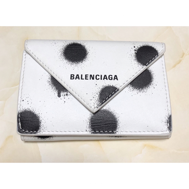 Balenciaga - バレンシアガ 391446 ペーパーミニ コンパクトウォレット