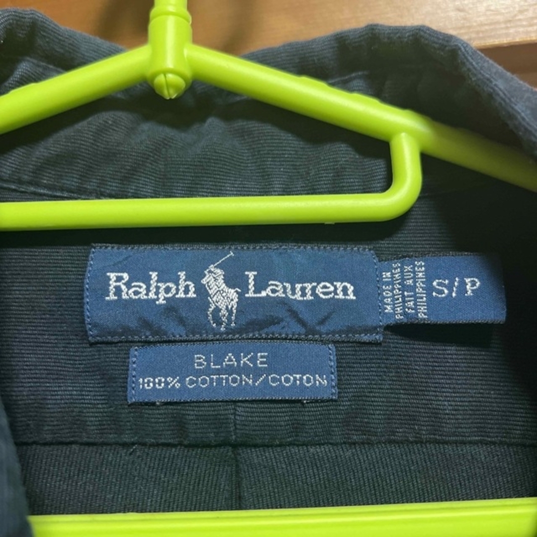 Ralph Lauren(ラルフローレン)のralphlauren ラルフローレン シャツ ブラック 無地 S メンズのトップス(シャツ)の商品写真