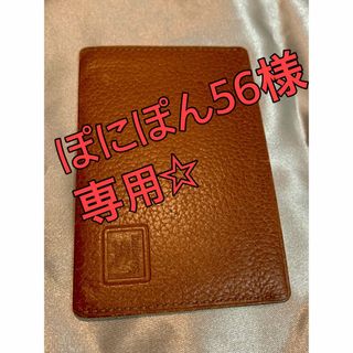 バーバリー(BURBERRY)のバーバリー BURBERRY 定期入れ 名刺入れ カード入れ レザー ブラウン(名刺入れ/定期入れ)