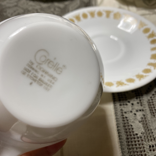 CORELLE(コレール)のCORELLE カップ&ソーサー　３客セット インテリア/住まい/日用品のキッチン/食器(食器)の商品写真