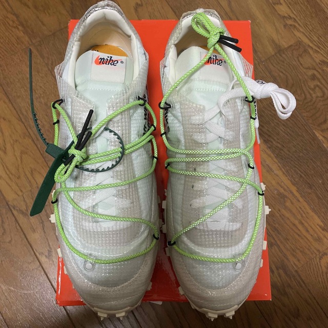 OFF-WHITE(オフホワイト)のOFF-WHITE×NIKE WMNS WAFFLE RACER 29cm レディースの靴/シューズ(スニーカー)の商品写真