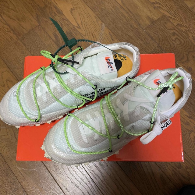 OFF-WHITE(オフホワイト)のOFF-WHITE×NIKE WMNS WAFFLE RACER 29cm レディースの靴/シューズ(スニーカー)の商品写真