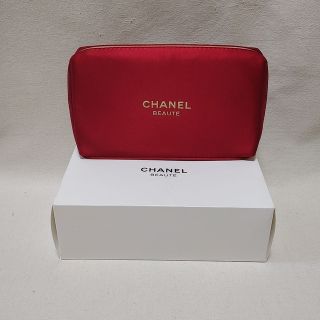 シャネル(CHANEL)の新品 シャネル ノベルティ ポーチ 2022 限定 カメリア(ポーチ)