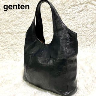 新作モデル genten BAFFALO CALFバッグ チャーム付き トートバッグ