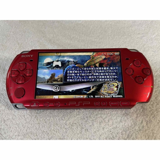 ☆良品☆ PSP-3000 ラディアントレッド - 携帯用ゲーム機本体