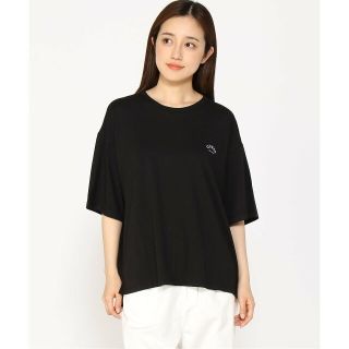 ゲス(GUESS)の【ブラック(BLK)】(W)Paisley Logo Tee(カットソー(長袖/七分))