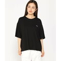 【ブラック(BLK)】【XS】GUESS ロゴTシャツ (W)Paisley Logo Tee