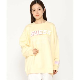 ゲス(GUESS)の【ライトイエロー(A20F)】(W)Logo Dalya Sweatshirt(トレーナー/スウェット)