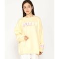 【ライトイエロー(A20F)】(W)Logo Dalya Sweatshirt