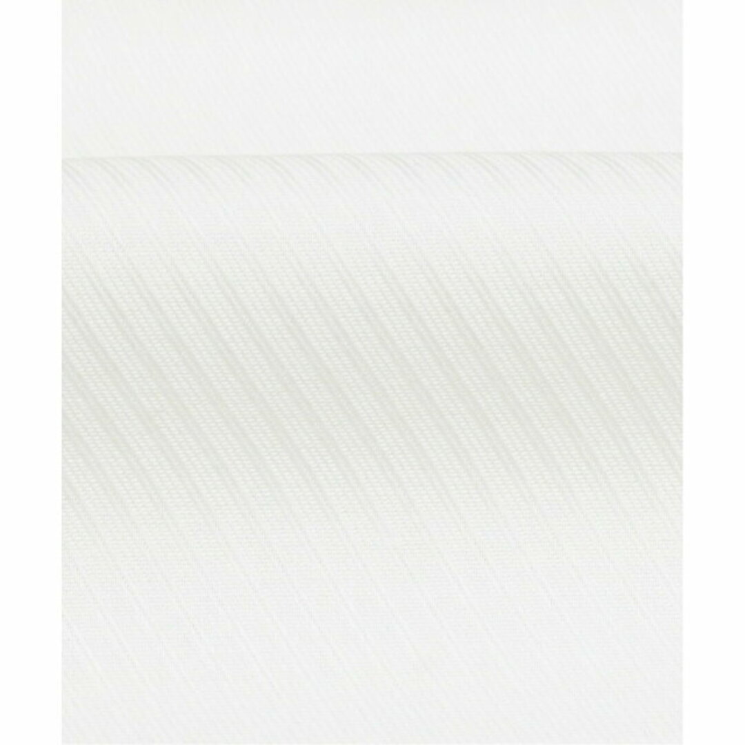 【ホワイト】(M)ワイドカラー 半袖 形態安定 ワイシャツ 綿100% 3