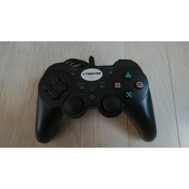 PlayStation3(プレイステーション3)のアイ　ターボパット ブラック　アナログ　連射　コントローラ　PS3 PC　2個 エンタメ/ホビーのゲームソフト/ゲーム機本体(その他)の商品写真