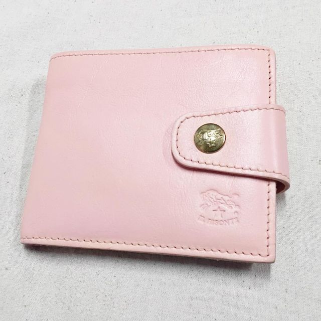 イルビゾンテ  財布　ミニ財布　二つ折り財布　ピンク　ペスカ　限定　限定カラー