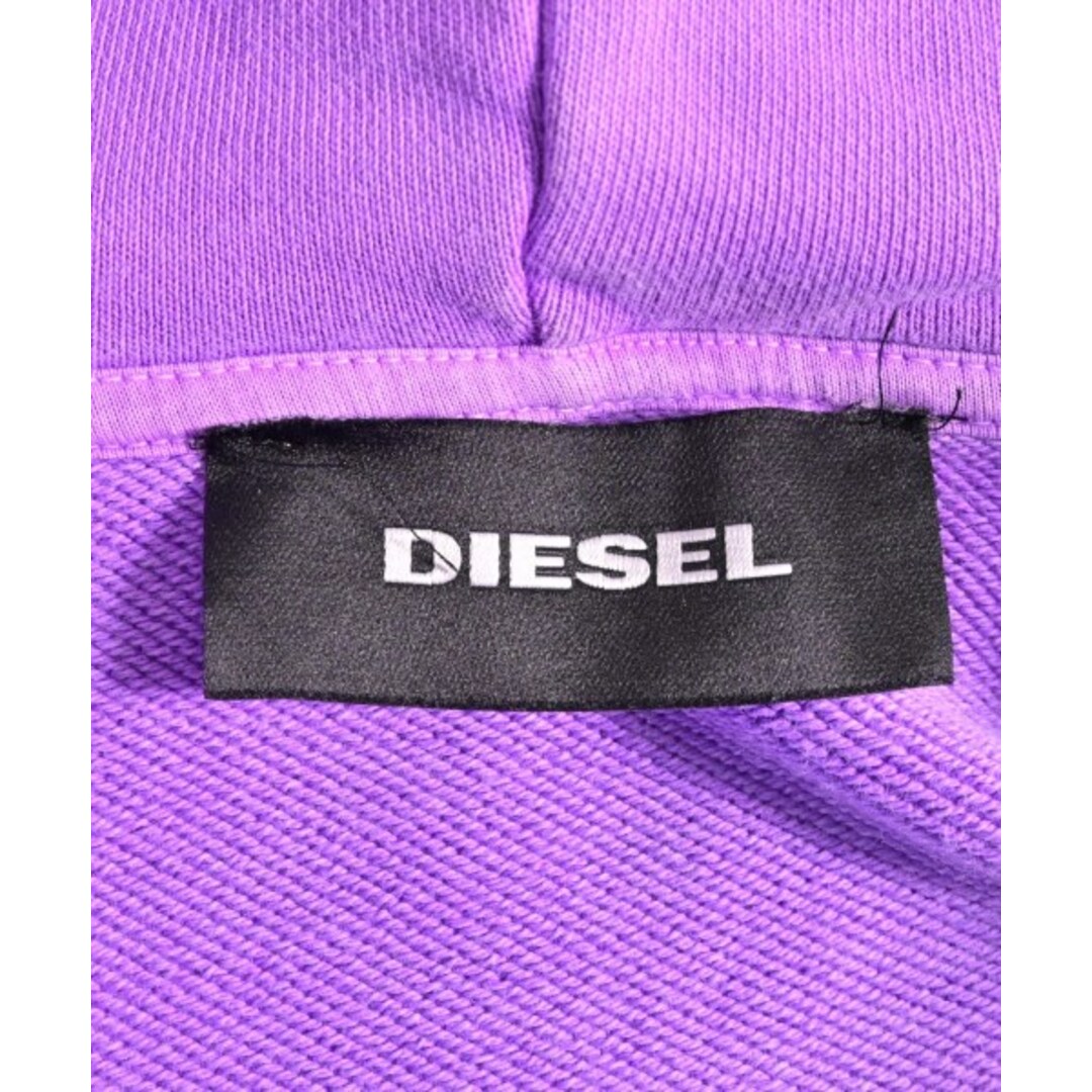 DIESEL(ディーゼル)のDIESEL ディーゼル パーカー S 紫 【古着】【中古】 メンズのトップス(パーカー)の商品写真