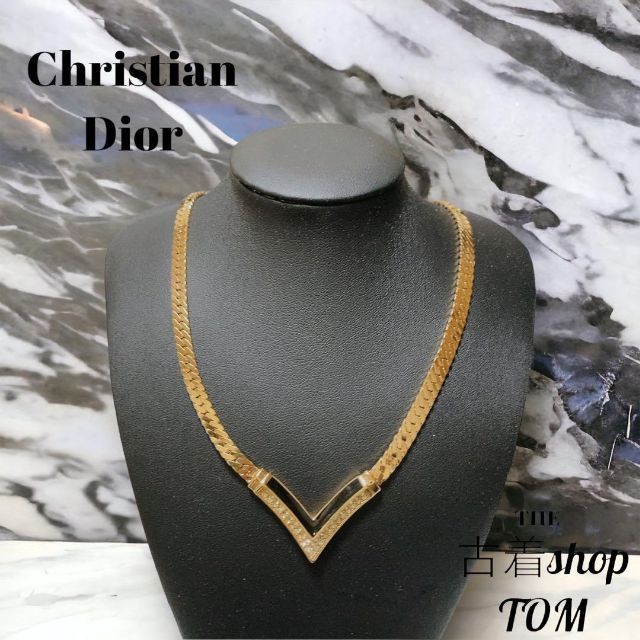Christian Dior クリスチャンディオール ネックレス ゴールド - www