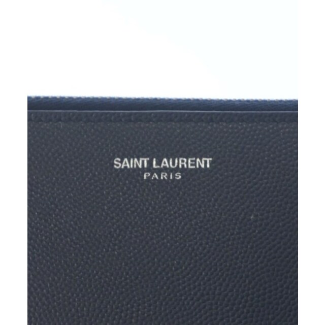 SAINT LAURENT PARIS サンローランパリ クラッチバッグ - 紺 | www