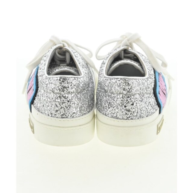 miumiu(ミュウミュウ)のMiu Miu スニーカー EU35 1/2(22cm位) シルバーx白 【古着】【中古】 レディースの靴/シューズ(スニーカー)の商品写真