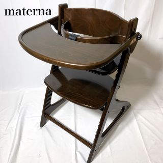 ヤマトヤ(大和屋)の【美品】大和屋 materna マテルナ テーブル＆ガード ブラウン 赤ちゃん(その他)