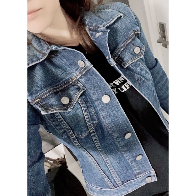 BLACK by moussy(ブラックバイマウジー)のデニムジャケット moussy レディースのジャケット/アウター(Gジャン/デニムジャケット)の商品写真