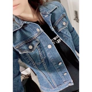 MOUSSY ジャケット ブラック デニム Ｇジャン