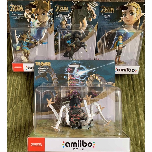 売れ筋新商品 amiibo ゼルダ弓 ガノンドロフ ガーディアン 3点セット