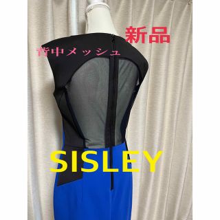 シスレー(Sisley)の【お値引】【新品】SISLEY 膝丈 背中メッシュセクシー ワンピースM(ひざ丈ワンピース)