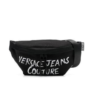 VERSACE JEANS COUTURE ボディバッグ ブラック(ボディーバッグ)