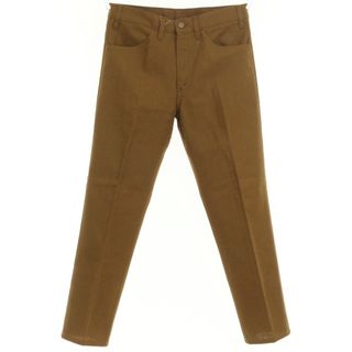 リーバイス(Levi's)の【中古】リーバイス Levi's 70年代 STA-PREST カジュアルスラックス パンツ オリーブブラウン【サイズ表記なし（M位）】【メンズ】(スラックス)