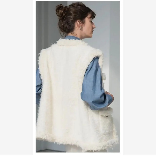 22AW GIOLICA ツイード ベスト 限定価格セール