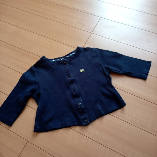 BURBERRY(バーバリー)の美品バーバリー　カーディガンボレロ110 キッズ/ベビー/マタニティのキッズ服女の子用(90cm~)(カーディガン)の商品写真