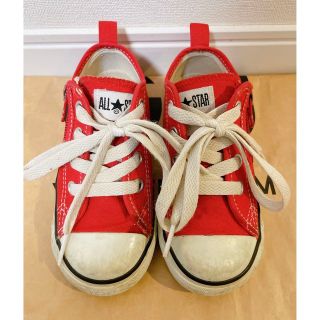 コンバース(CONVERSE)のconverse コンバース 赤 15cm(スニーカー)