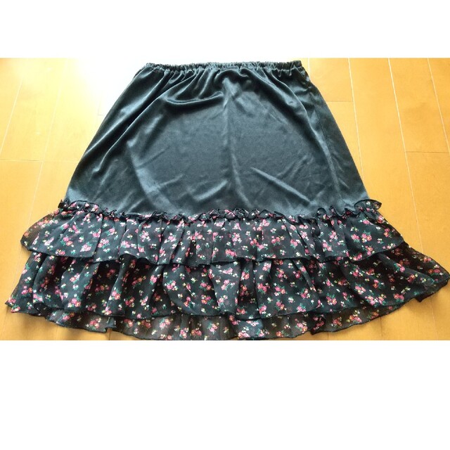 インナースカート レディースのスカート(ひざ丈スカート)の商品写真