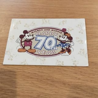 ディズニー70周年記念　ポストカード(印刷物)