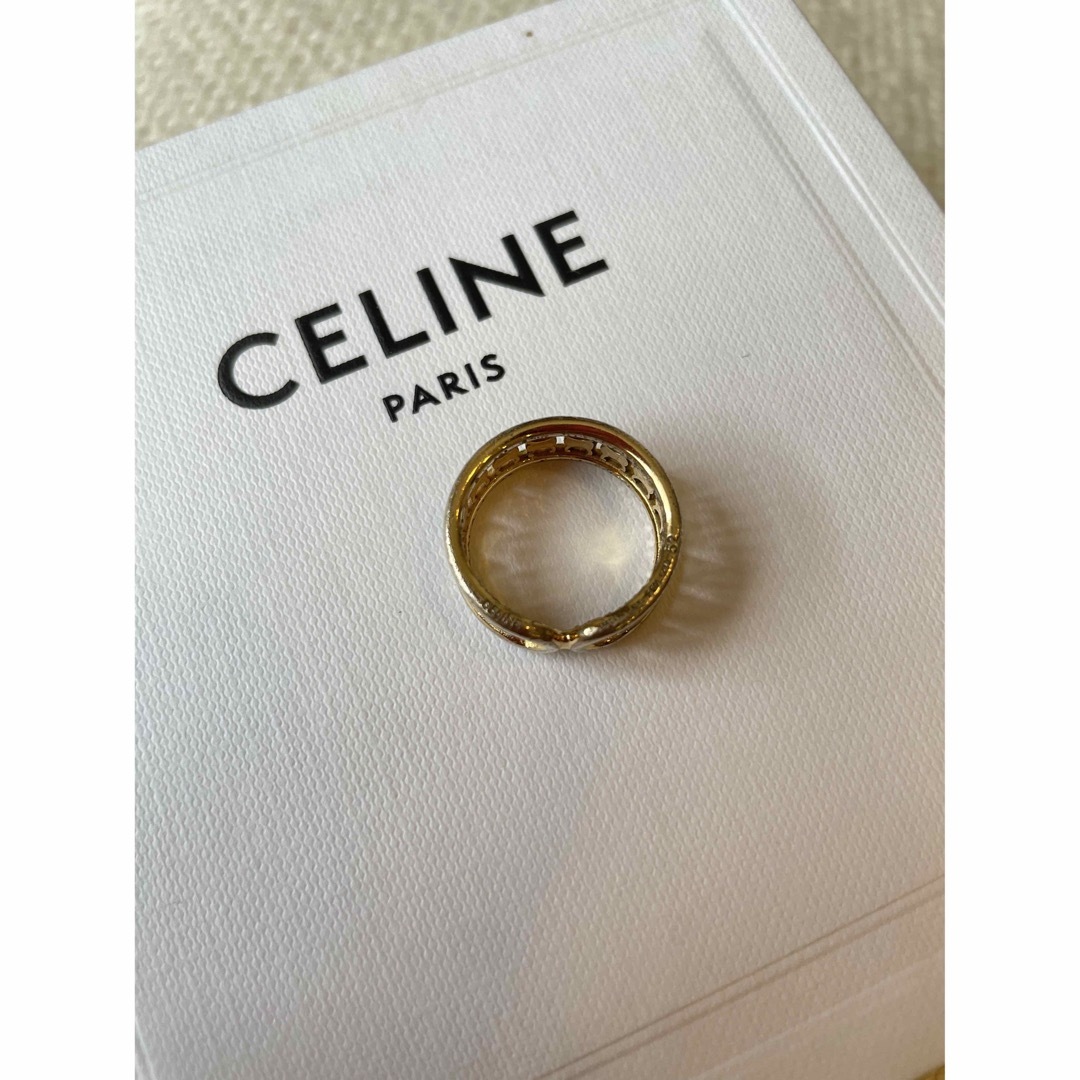 celine(セリーヌ)のCELINE マイヨン トリオンフリング 52号 レディースのアクセサリー(リング(指輪))の商品写真