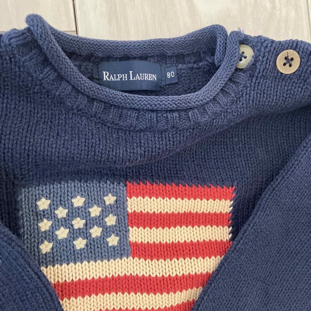 Ralph Lauren(ラルフローレン)のラルフローレン　ニット　キッズ　80 (Ai様) キッズ/ベビー/マタニティのベビー服(~85cm)(ニット/セーター)の商品写真