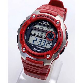 カシオ(CASIO)のCASIO カシオ WAVE ceptor  デジタル 電波 腕時計(腕時計(デジタル))