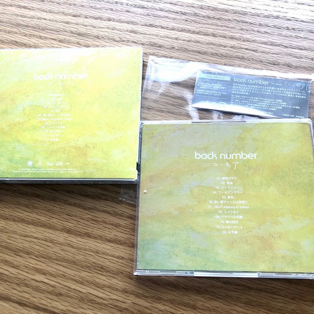 back number  ユーモア(通常盤/初回プレス) エンタメ/ホビーのCD(ポップス/ロック(邦楽))の商品写真