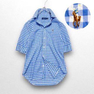 ラルフローレン(Ralph Lauren)のRALPH LAUREN　ラルフローレン　ギンガムチェックシャツ　コットンシャツ(シャツ/ブラウス(半袖/袖なし))