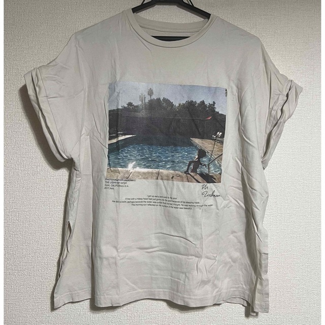 Plage(プラージュ)のJANE SMITH SP PHOTO Tシャツ♡ベージュ レディースのトップス(Tシャツ(半袖/袖なし))の商品写真