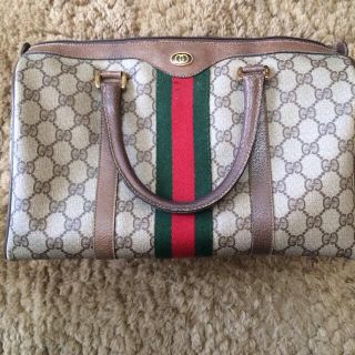 グッチ(Gucci)のオールドgucci ヴィンテージbag☆(ボストンバッグ)