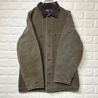 青タグ☆ディッキーズDickies カバーオール ダックジャケット 刺繍 