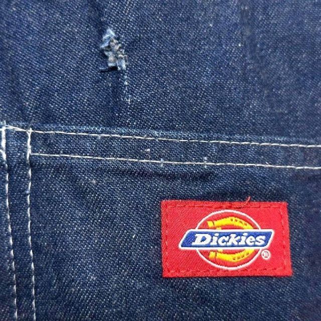 Dickies(ディッキーズ)の刺繡ロゴ★ディッキーズDickies デニムジャケット カバーオール ゆるだぼ メンズのジャケット/アウター(ブルゾン)の商品写真