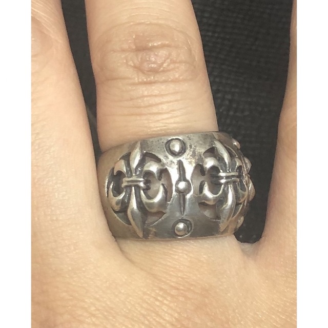 シルバー925リング 百合YQ1指輪silver925 透かしSILVER925 メンズのアクセサリー(リング(指輪))の商品写真