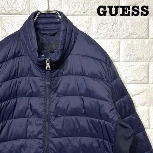 GUESS(ゲス)のゆるだぼ★ゲスGUESS 中綿ジャケット ブルゾン シンプル無地 メンズアウター メンズのジャケット/アウター(ブルゾン)の商品写真