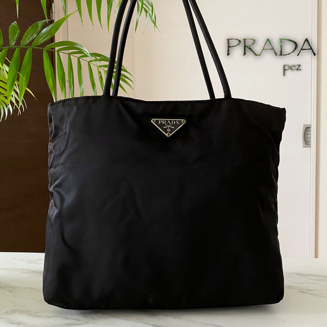 極美品 PRADA プラダ テスート トートバッグ