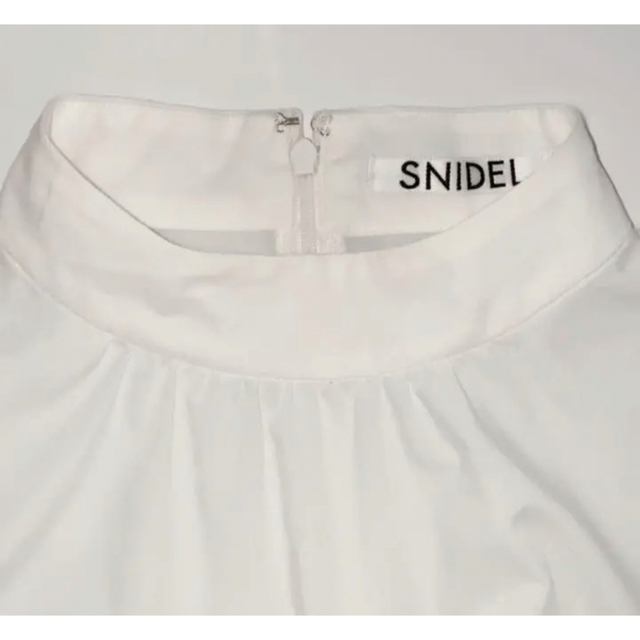 SNIDEL - snidel SNIDEL Sustainable リボンシャツワンピースの SNIDEL - snidel SNIDEL Sustainable リボンシャツワンピースの