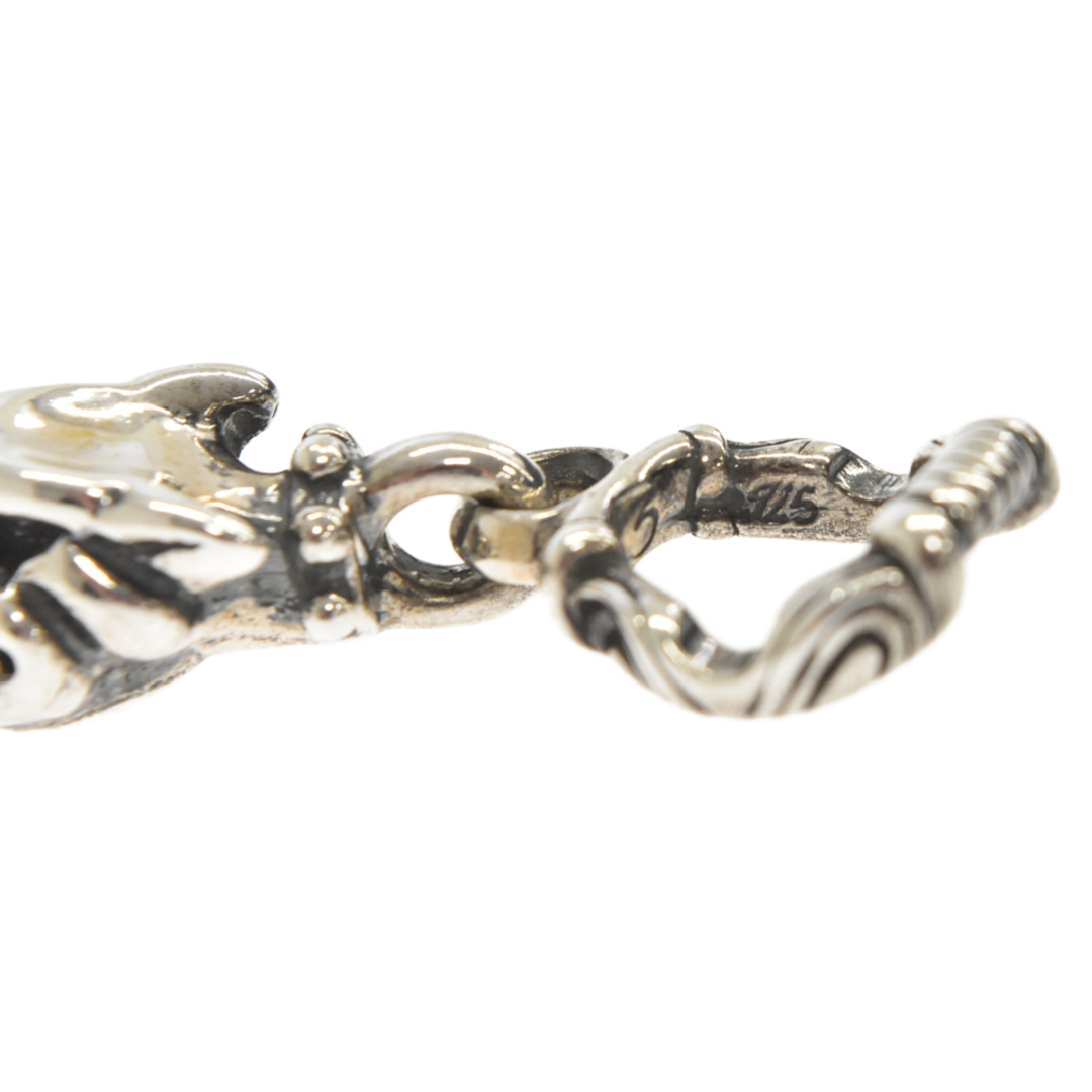 Travis Walker トラヴィスワーカー FACE-TO-FACE GARGOYLE BRACELET WITH T-BAR CZ ガーゴイル ブレスレット シルバー 6LINK 5