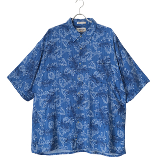 00s CAMPIA Blue Pattern Aloha Shirt(シャツ)