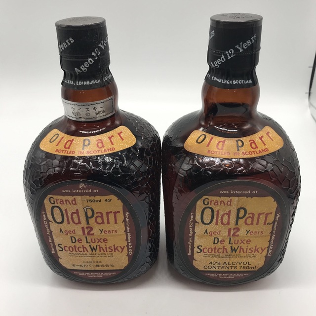 古酒　old parr 12年　ウィスキー　２本セット 未開栓